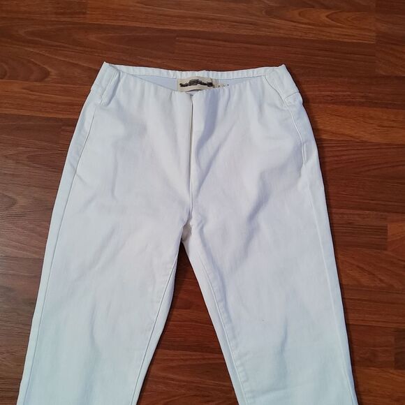 NWOT Soft Surroundings The Ultimate Pull On Ankle High Waist Leggings XS White - Picture 2 of 12